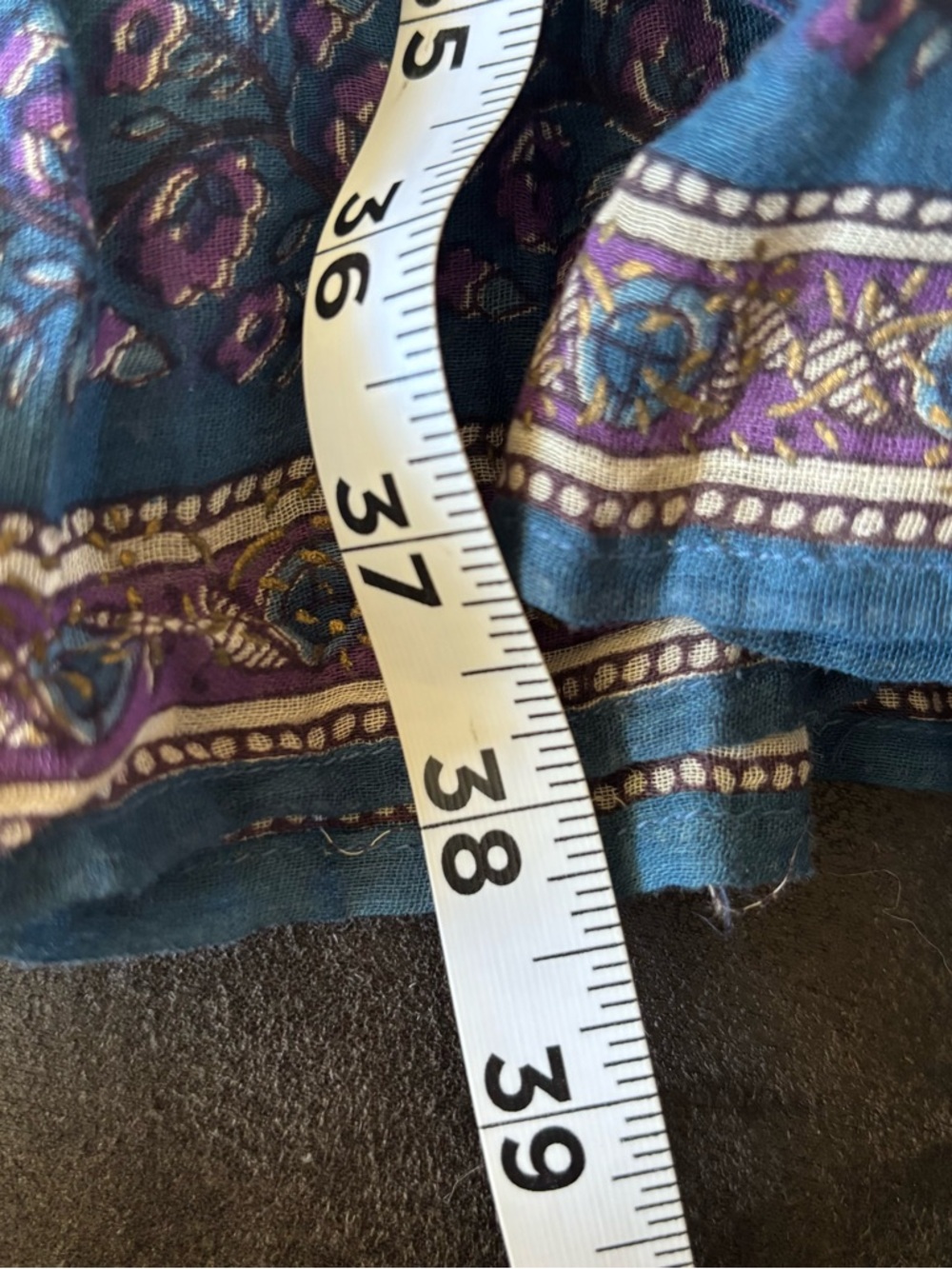 Karma Highway Boho Tiered Maxi Skirt One Size 100% Cotton - Picture 6 of 9
